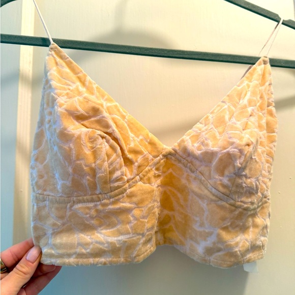 Free People Velvet Bralette - Picture 1 of 2